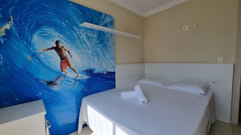 Apartamento frente-mar, Sofisticado Meia Praia