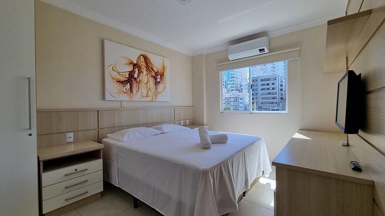 Apartamento frente-mar, Sofisticado Meia Praia