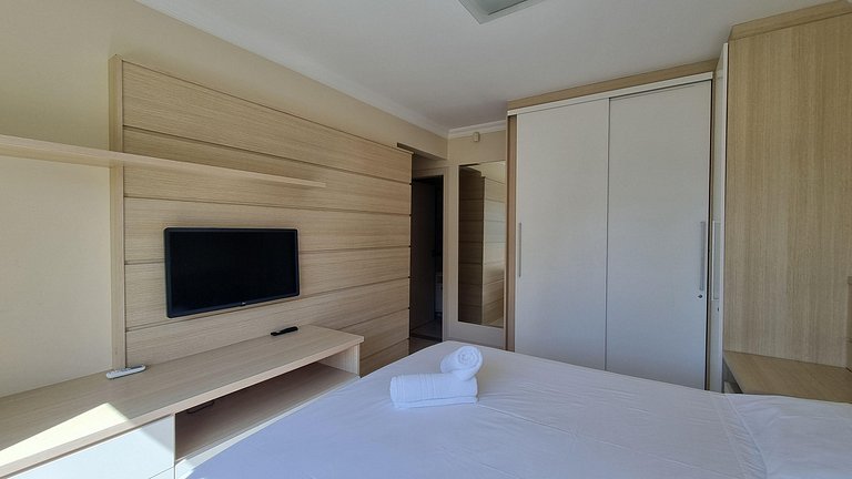 Apartamento frente-mar, Sofisticado Meia Praia