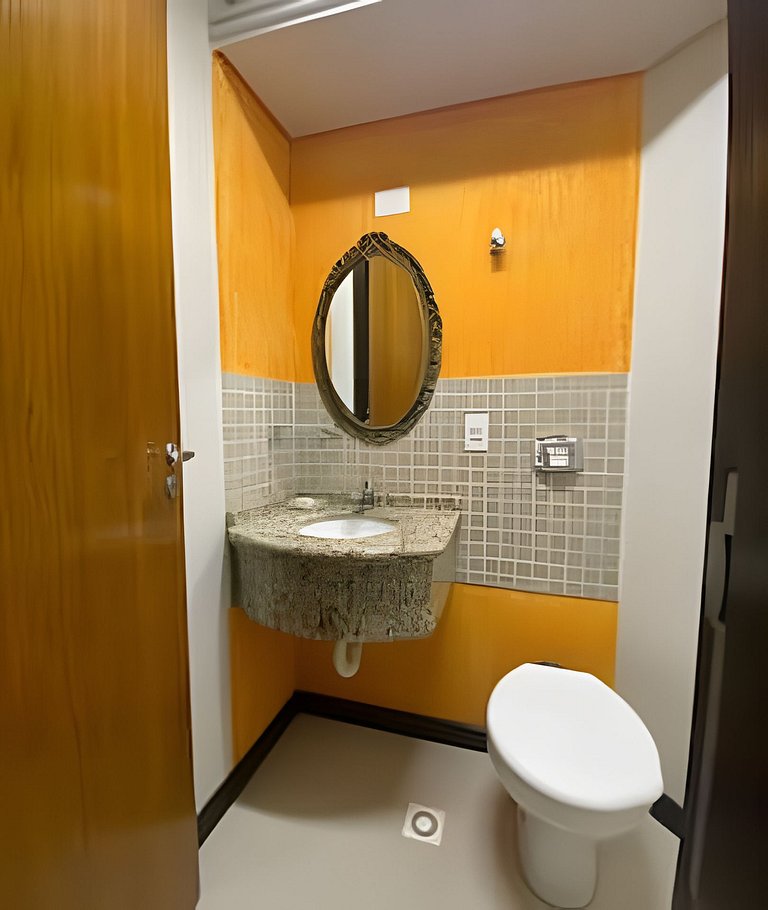 Apartamento frente-mar, Funcional, Meia Praia