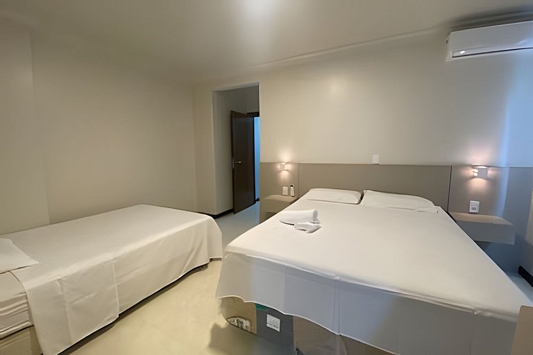 Apartamento frente-mar, Funcional, Meia Praia