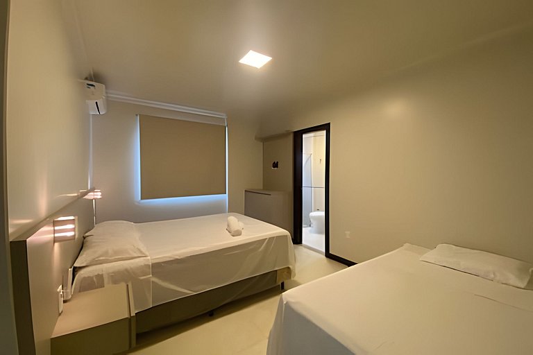 Apartamento frente-mar, Funcional, Meia Praia