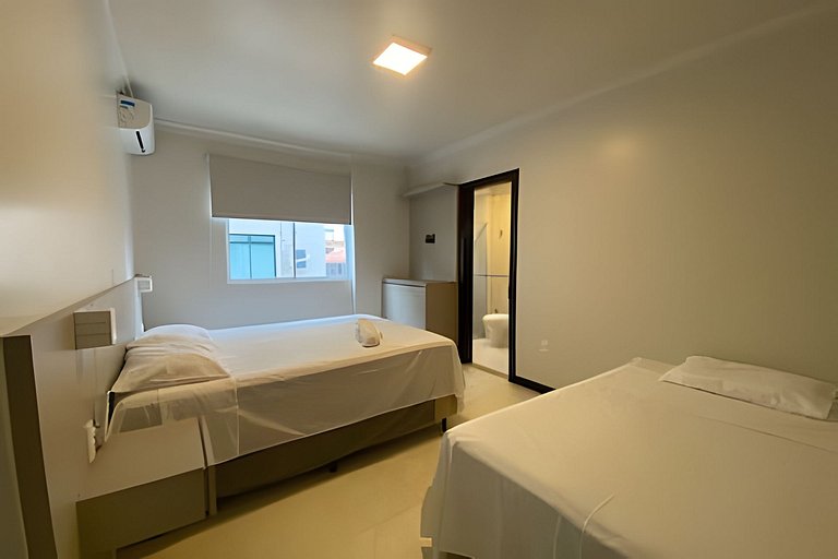 Apartamento frente-mar, Funcional, Meia Praia