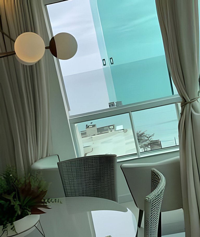 Cobertura moderna, vista mar, Lumiére