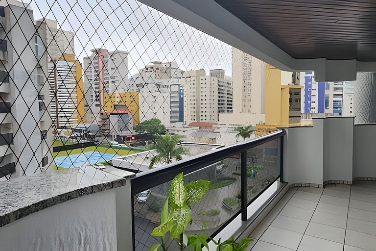 4 quartos, central, quadra mar