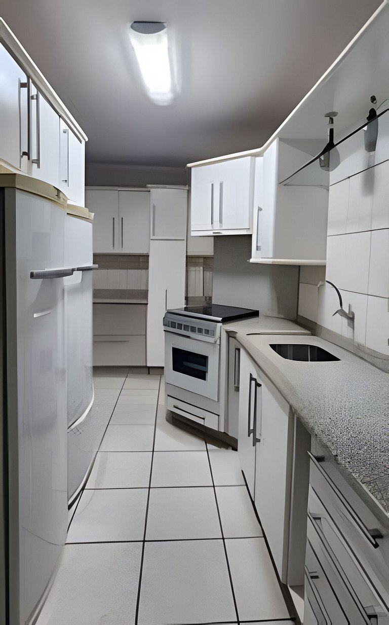 4 quartos, central, quadra mar