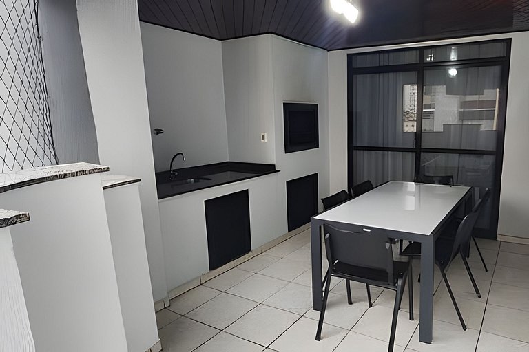 4 quartos, central, quadra mar