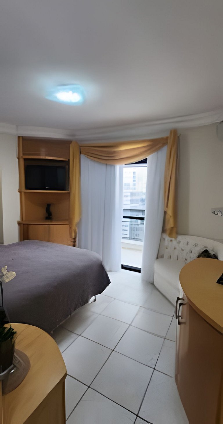 4 quartos, central, quadra mar