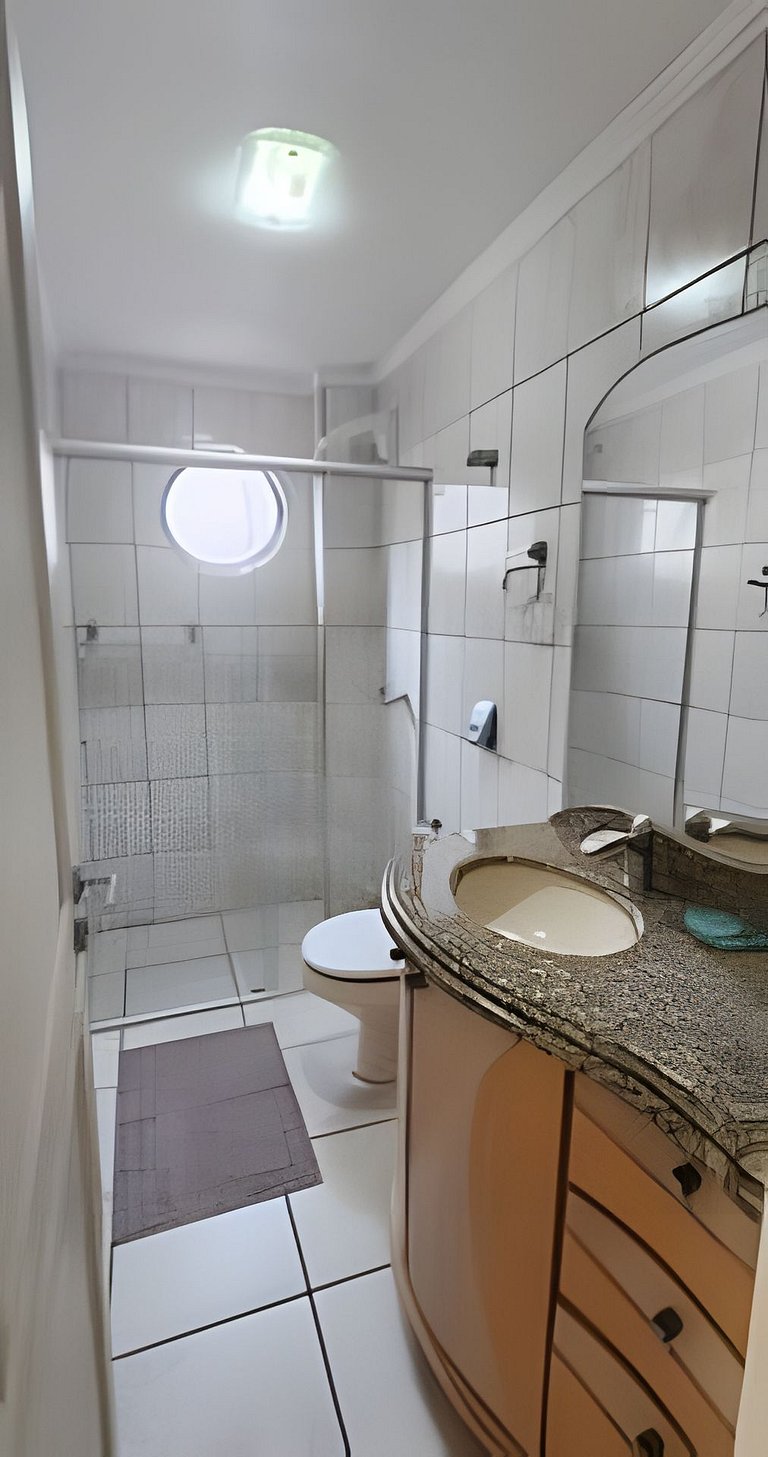 4 quartos, central, quadra mar