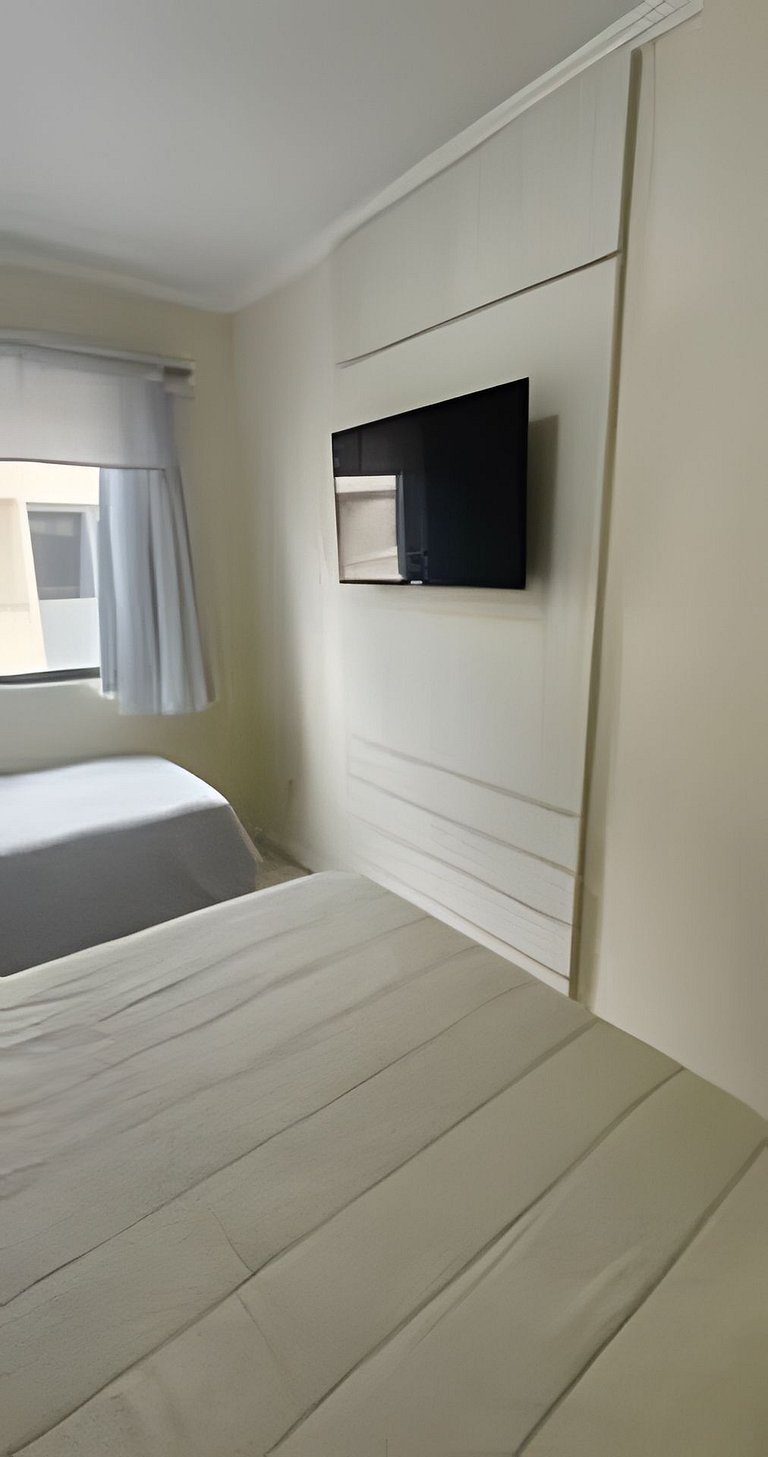 4 quartos, central, quadra mar