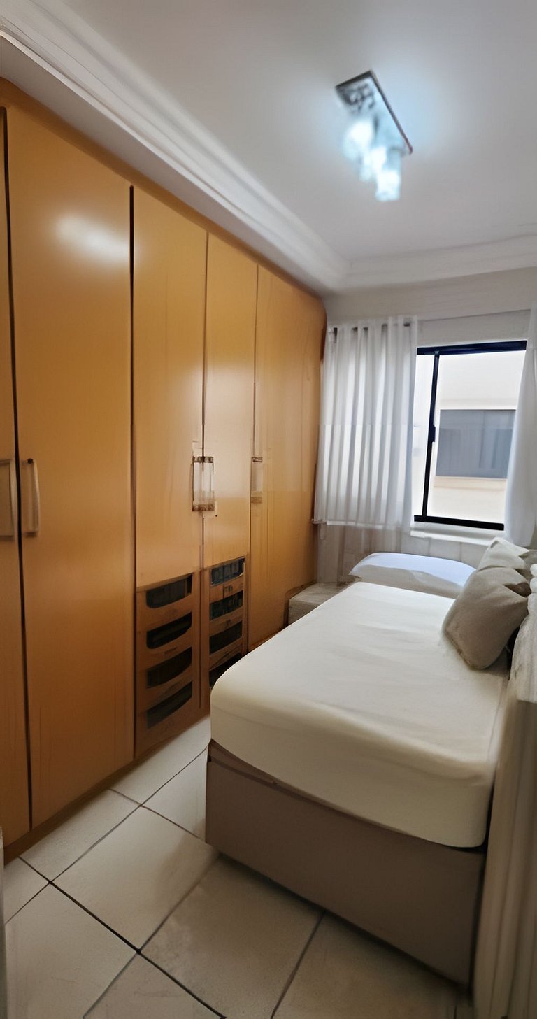 4 quartos, central, quadra mar