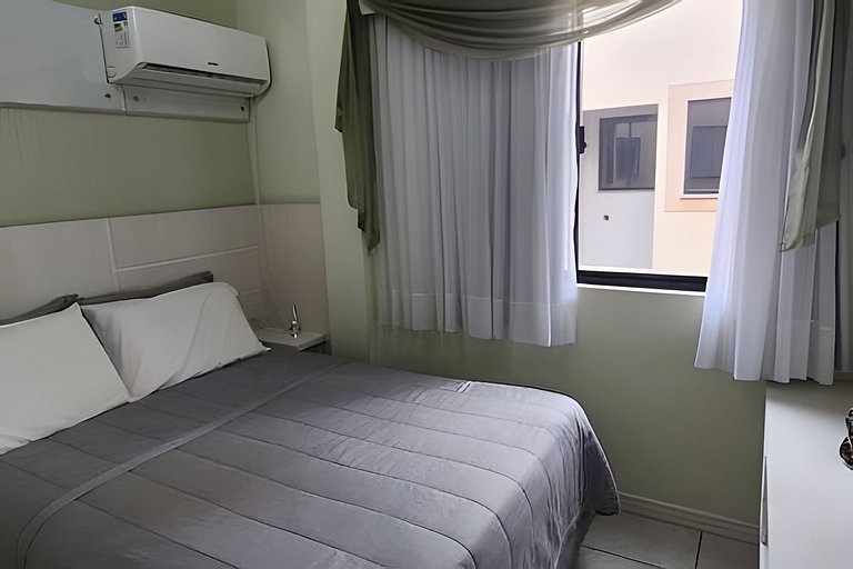 4 quartos, central, quadra mar