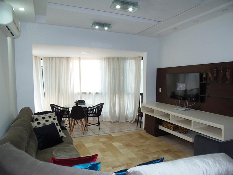 Pé na Areia, 2 Quartos, Compacto e Funcional