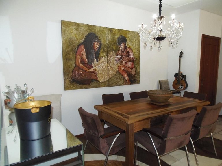 Pé na Areia, 2 Quartos, Compacto e Funcional