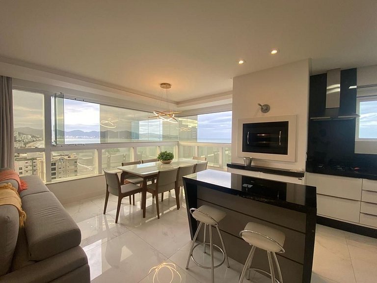 4 suítes, Cobertura, Vista Mar
