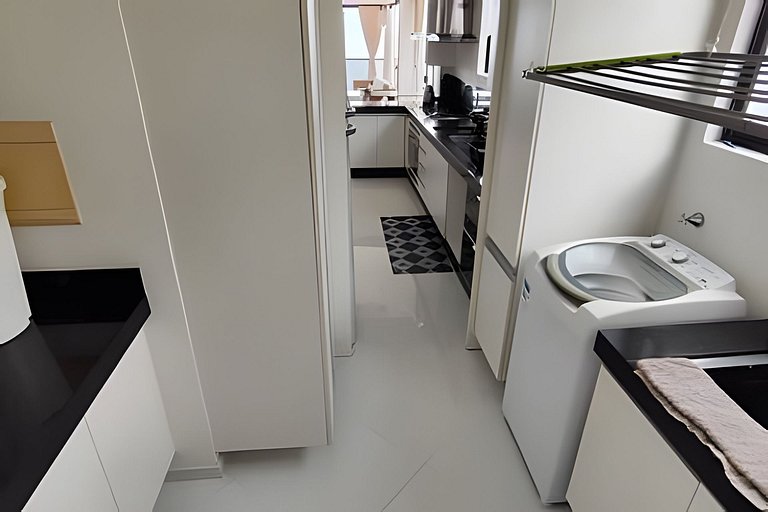 Cobertura beira‑mar, vista panorâmica, 4 quartos