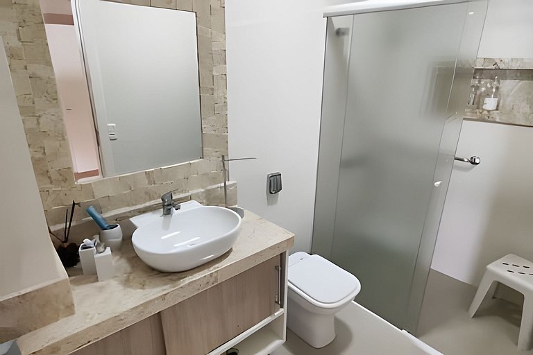 Cobertura beira‑mar, vista panorâmica, 4 quartos