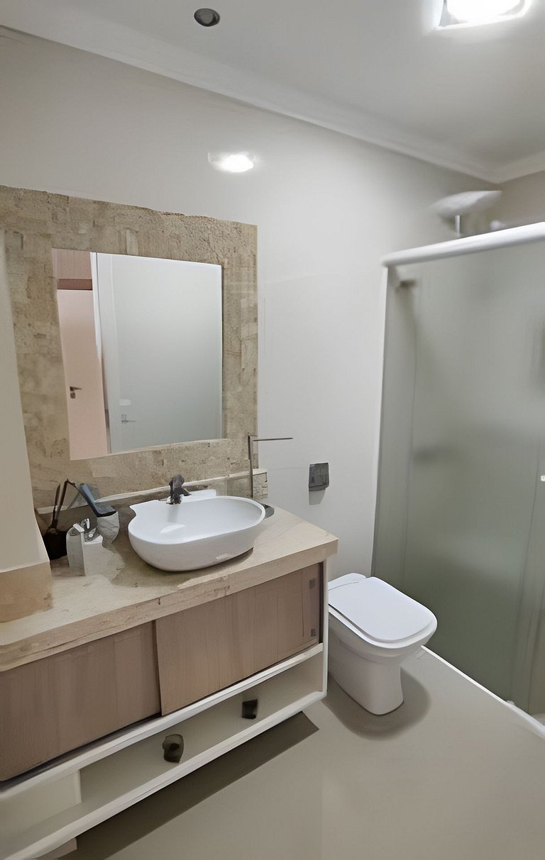 Cobertura beira‑mar, vista panorâmica, 4 quartos