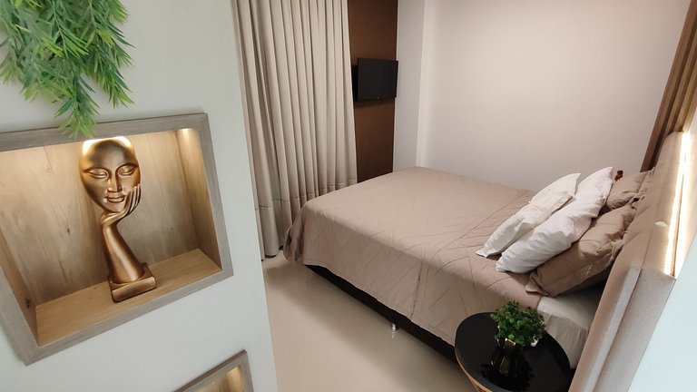 Spazzio D'Art: 3 suítes, vista mar, self checkin