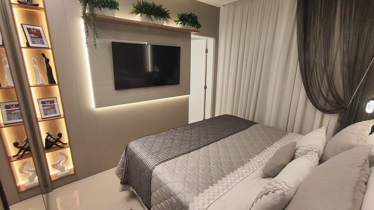 Spazzio D'Art: 3 suítes, vista mar, self checkin