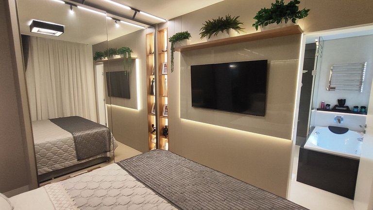 Spazzio D'Art: 3 suítes, vista mar, self checkin