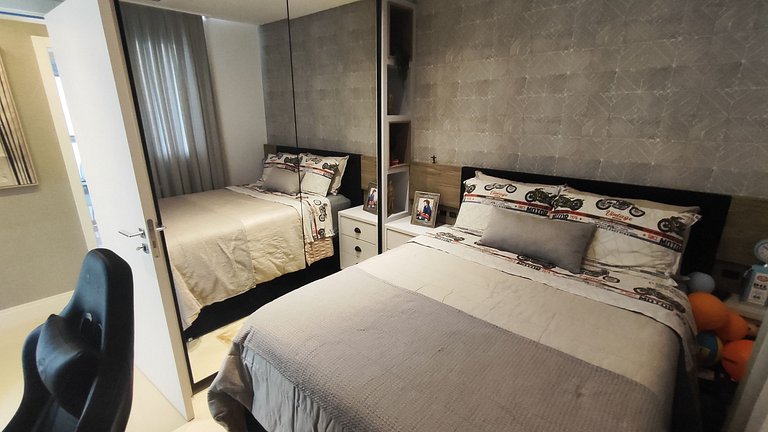 Spazzio D'Art: 3 suítes, vista mar, self checkin