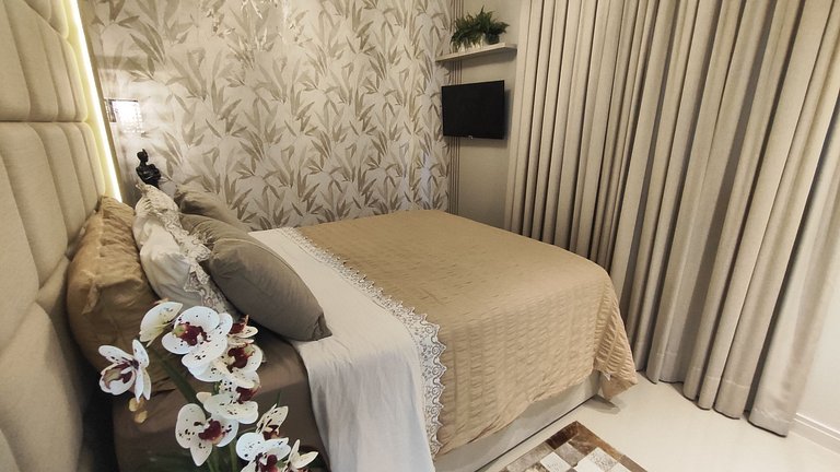 Spazzio D'Art: 3 suítes, vista mar, self checkin