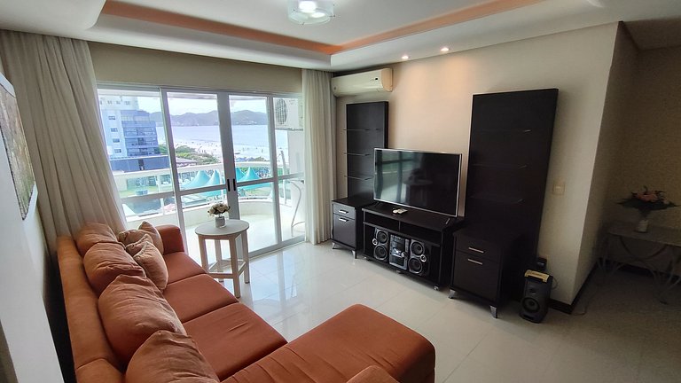 Apartamento beira-mar em localização maravilhosa