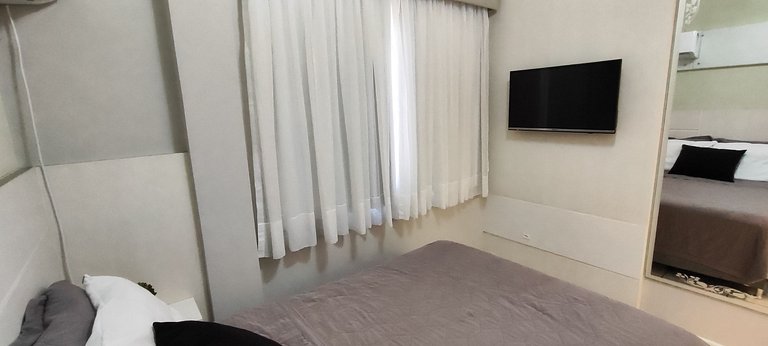 4 quartos, central, quadra mar