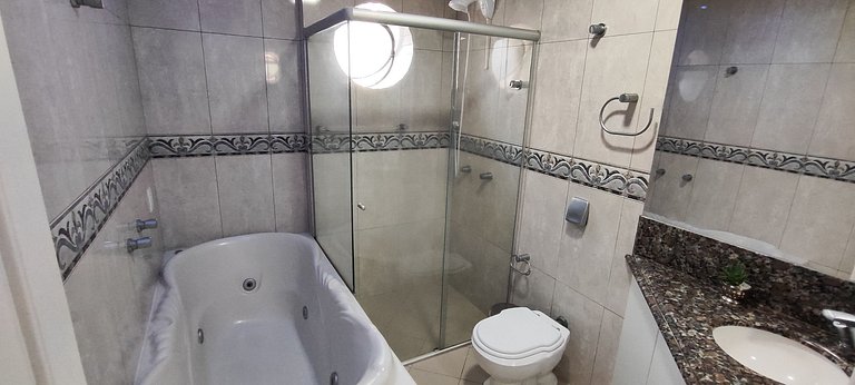 4 quartos, central, quadra mar