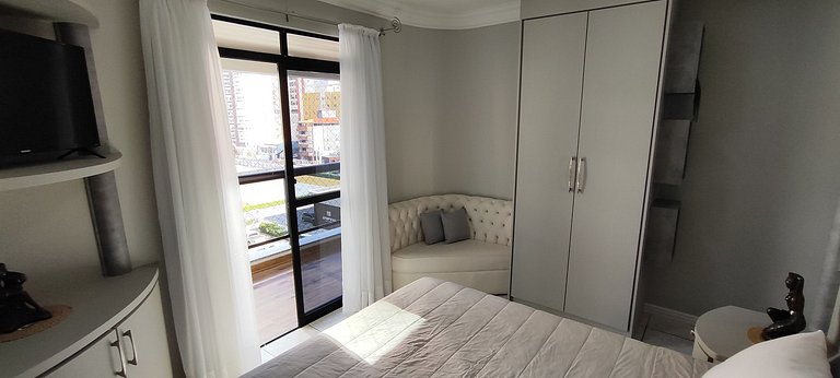 4 quartos, central, quadra mar