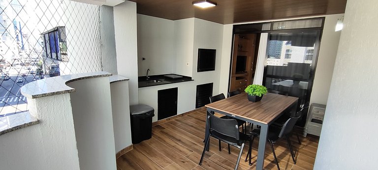 4 quartos, central, quadra mar