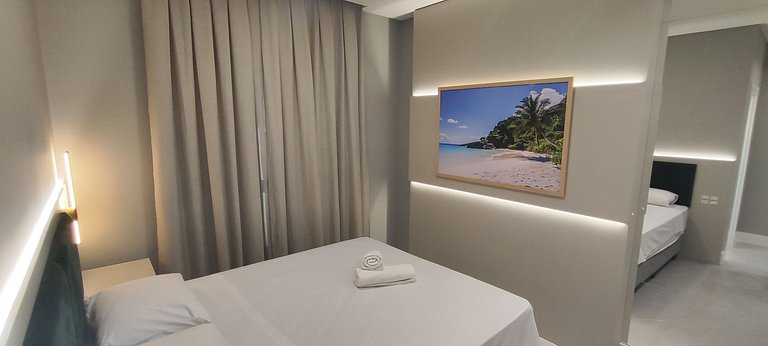 Refúgio NOVO e moderno a passos do mar