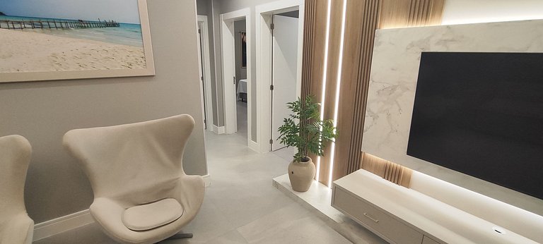 Refúgio NOVO e moderno a passos do mar