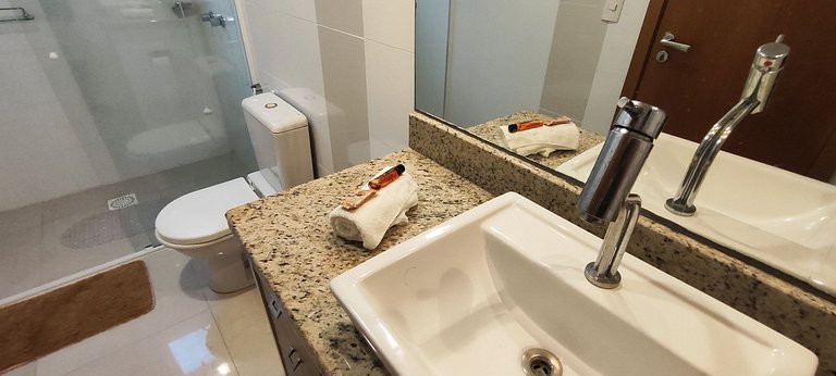 Apartamento gigante a 2 min da praia para famílias