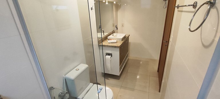 Apartamento gigante a 2 min da praia para famílias