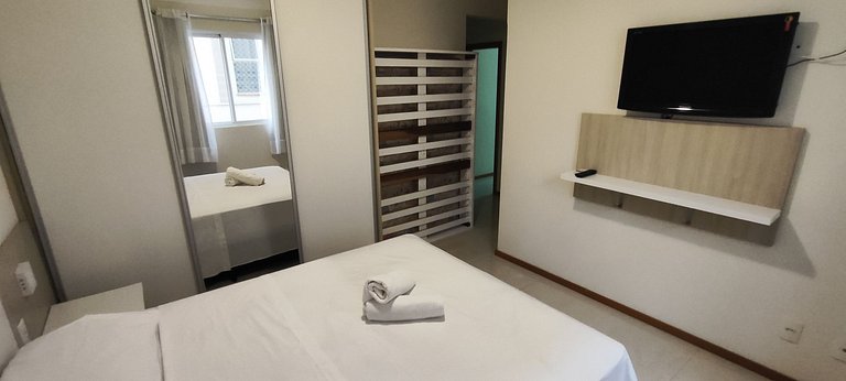 Apartamento gigante a 2 min da praia para famílias