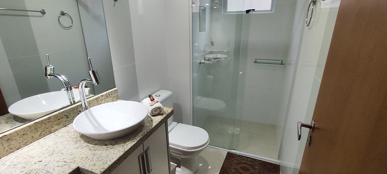 Apartamento gigante a 2 min da praia para famílias