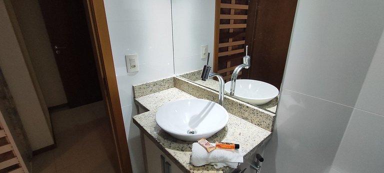 Apartamento gigante a 2 min da praia para famílias