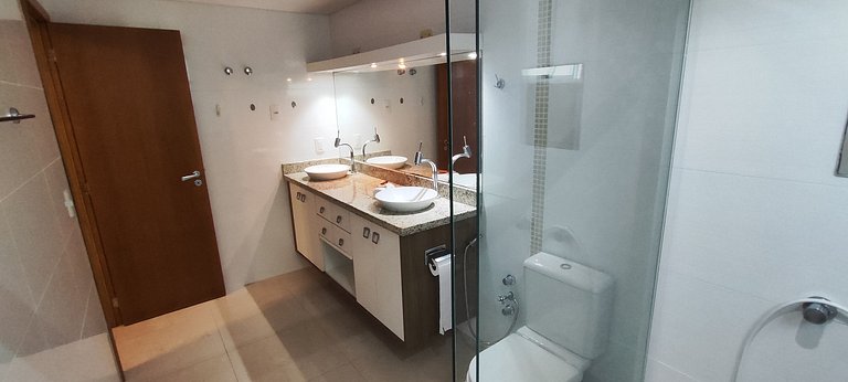 Apartamento gigante a 2 min da praia para famílias