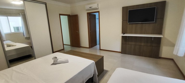 Apartamento gigante a 2 min da praia para famílias