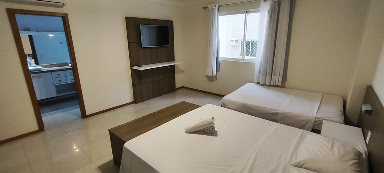 Apartamento gigante a 2 min da praia para famílias