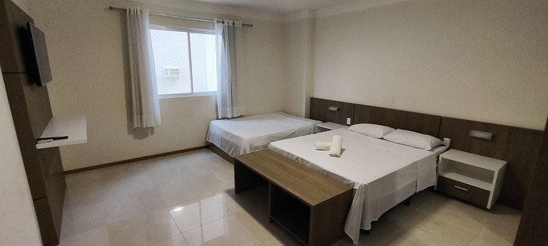 Apartamento gigante a 2 min da praia para famílias