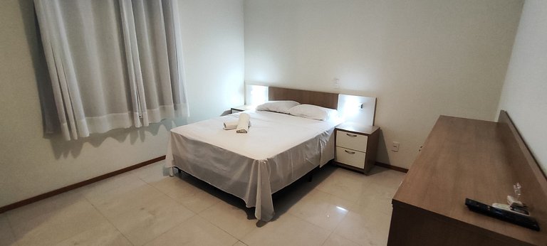 Apartamento gigante a 2 min da praia para famílias