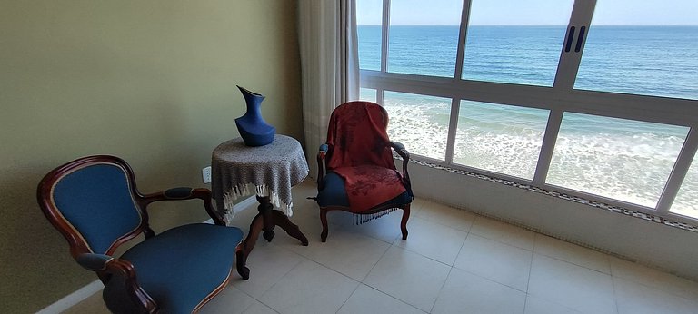 Experiência beira-mar, vista panorâmica e 3 suítes