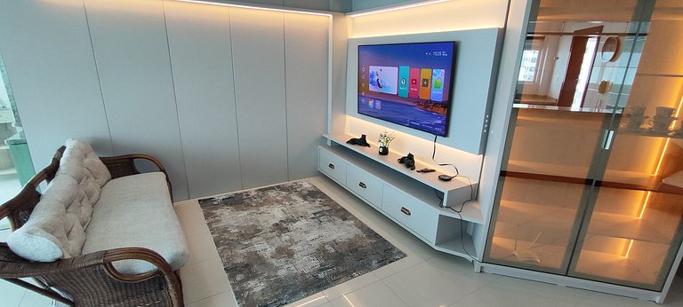 Apartamento frente-mar, Aprazível, Meia Praia