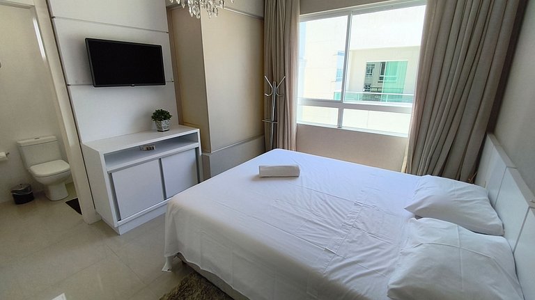 Ambiente sofisticado frente-mar com 3 suítes