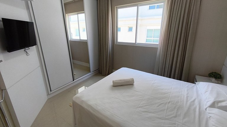 Ambiente sofisticado frente-mar com 3 suítes