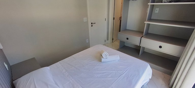 3 suítes, novo, hidro, varanda gourmet e vista mar