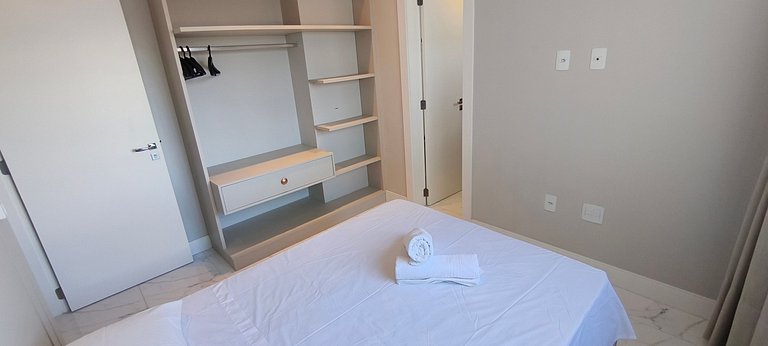 3 suítes, novo, hidro, varanda gourmet e vista mar